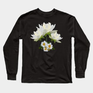 White lotus Long Sleeve T-Shirt